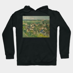 Auvers, Panoramic View by Paul Cezanne Hoodie